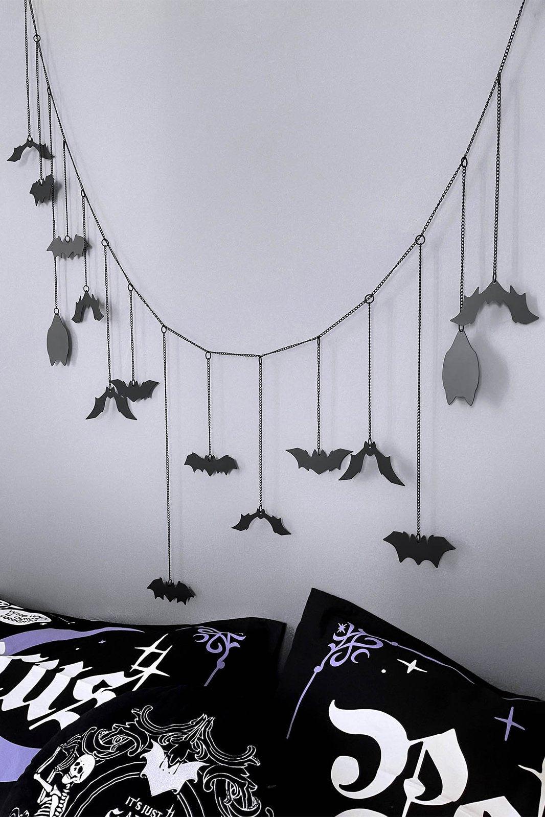 Killstar Colony Of Bats Hanging Banner - VampireFreaks