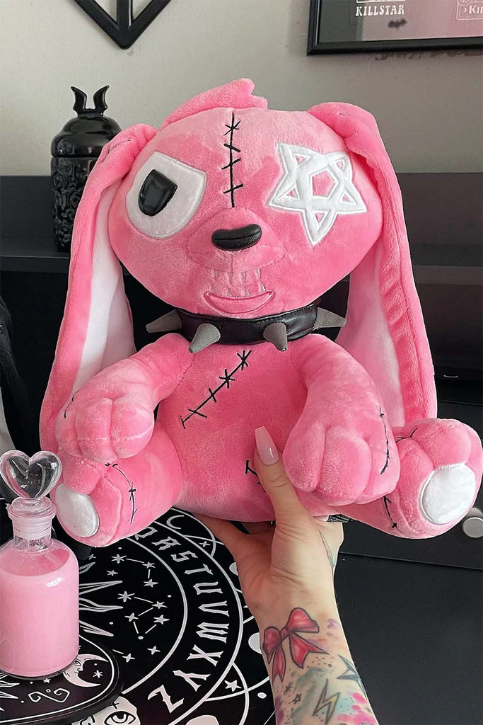 cute creepy bunny plush