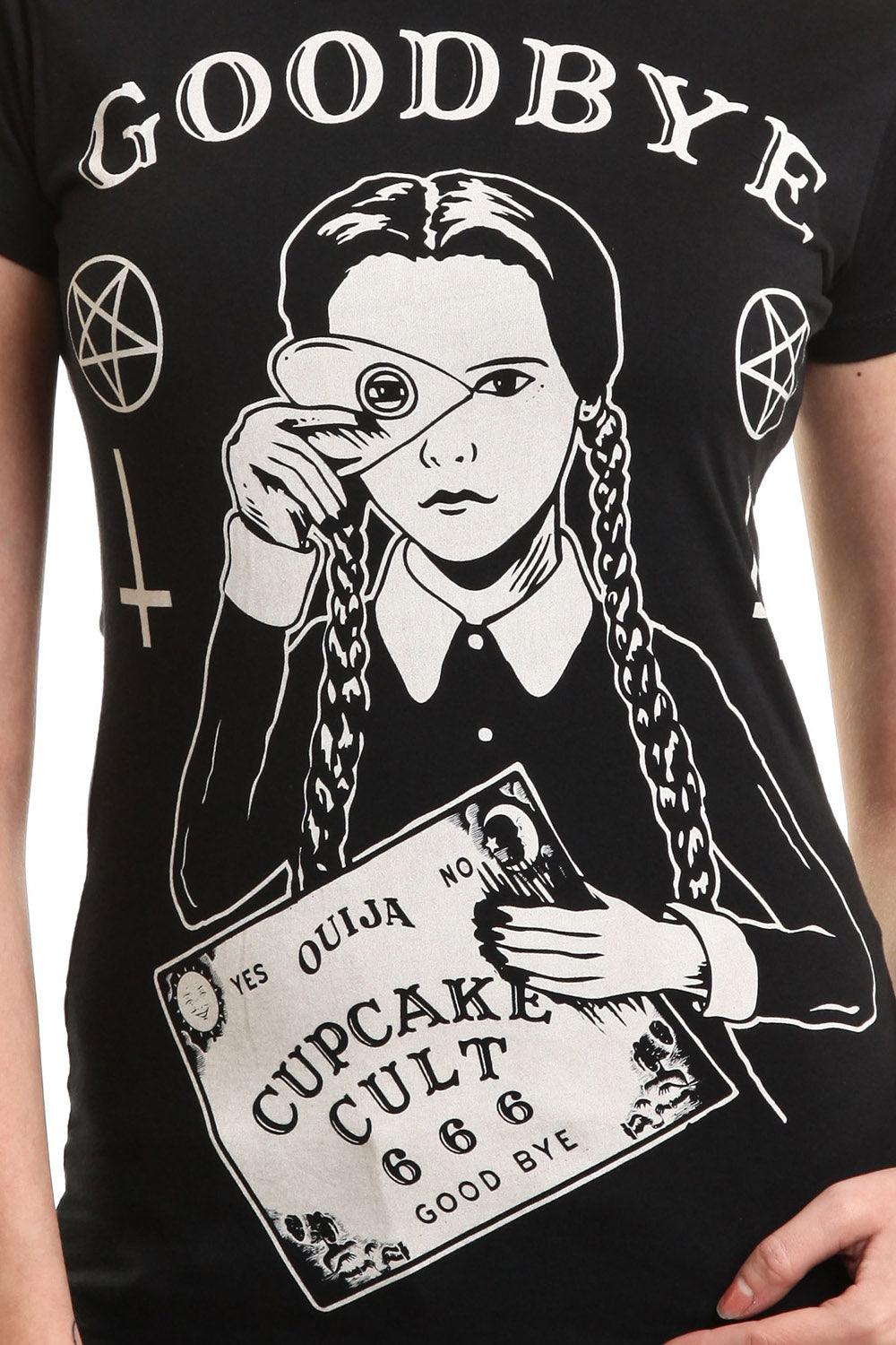 Poizen Industries Cult Wednesday Ladies T-Shirt - VampireFreaks