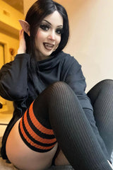 Sinful Stripes Thigh Highs [Multiple Colors]