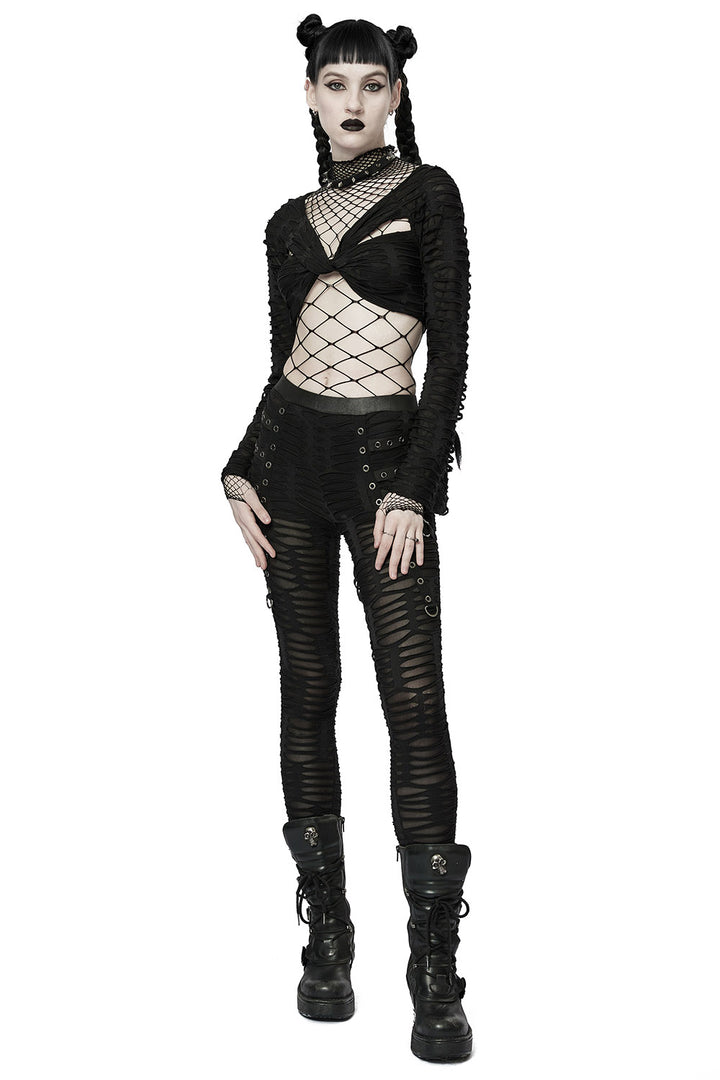 Dead Girl Fishnet Bodysuit [BLACK]