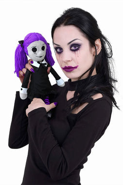 Viola the Goth Rag Doll Plush