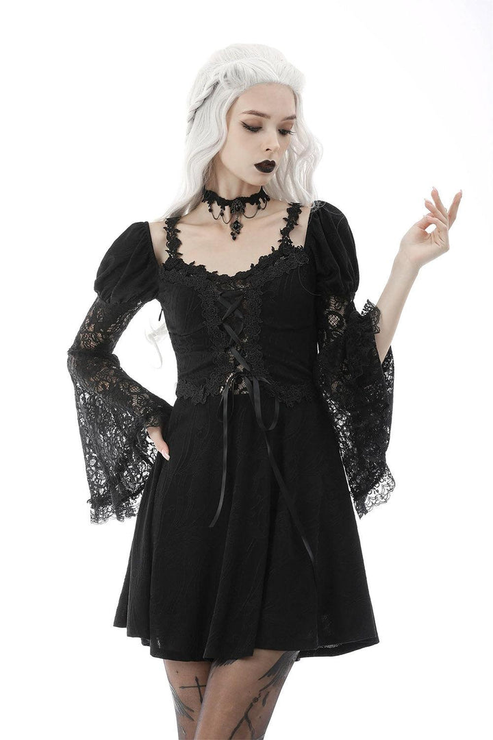 Dark In Love Castel Creature Victorian Goth Dress - VampireFreaks