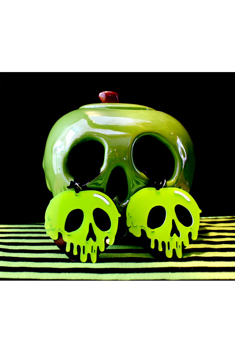 Poison Green Apple Earrings