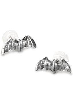 Alchemy Bat Stud Earrings