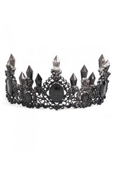 gothic crown with faux crystals 