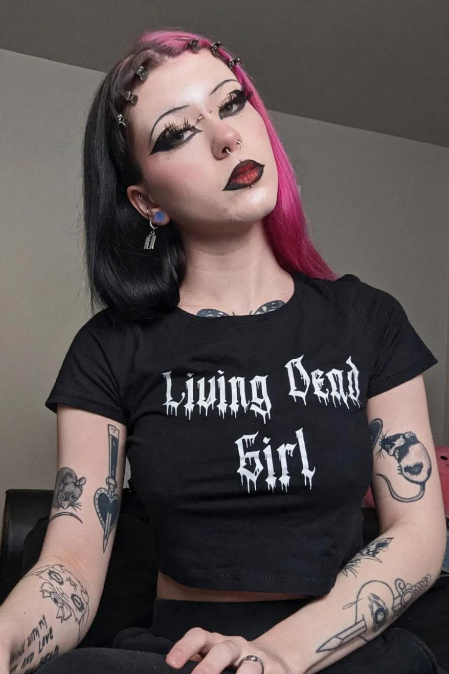 Living Dead Girl Crop Top