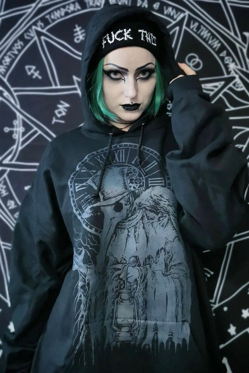 Plague Doctor Hoodie [GREY ASHES] – VampireFreaks