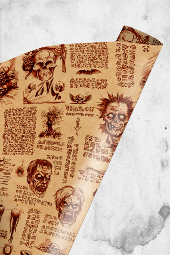 Evil Dead 2 Necronomicon Wrapping Paper