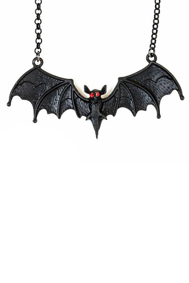 Funk Plus Bram Stoker's Bat Necklace - VampireFreaks