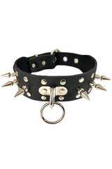 Funk Plus Beast Unleashed Spiked Collar - VampireFreaks