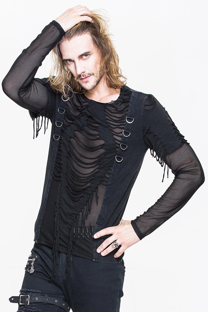 Devil Fashion Cenobyte Tattered Shirt - Vampirefreaks Store