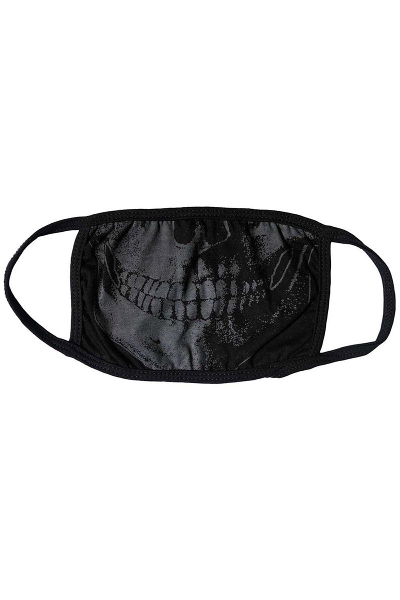 Kreepsville Skull Death Gray Face Mask - Vampirefreaks Store