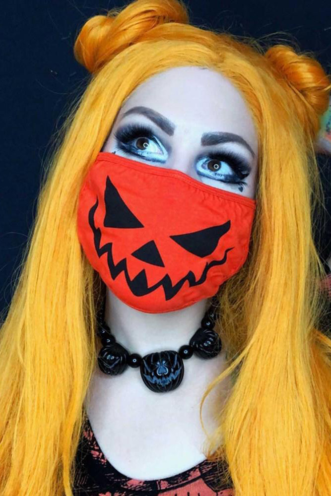 Kreepsville Trick or Treat Pumpkin Face Mask