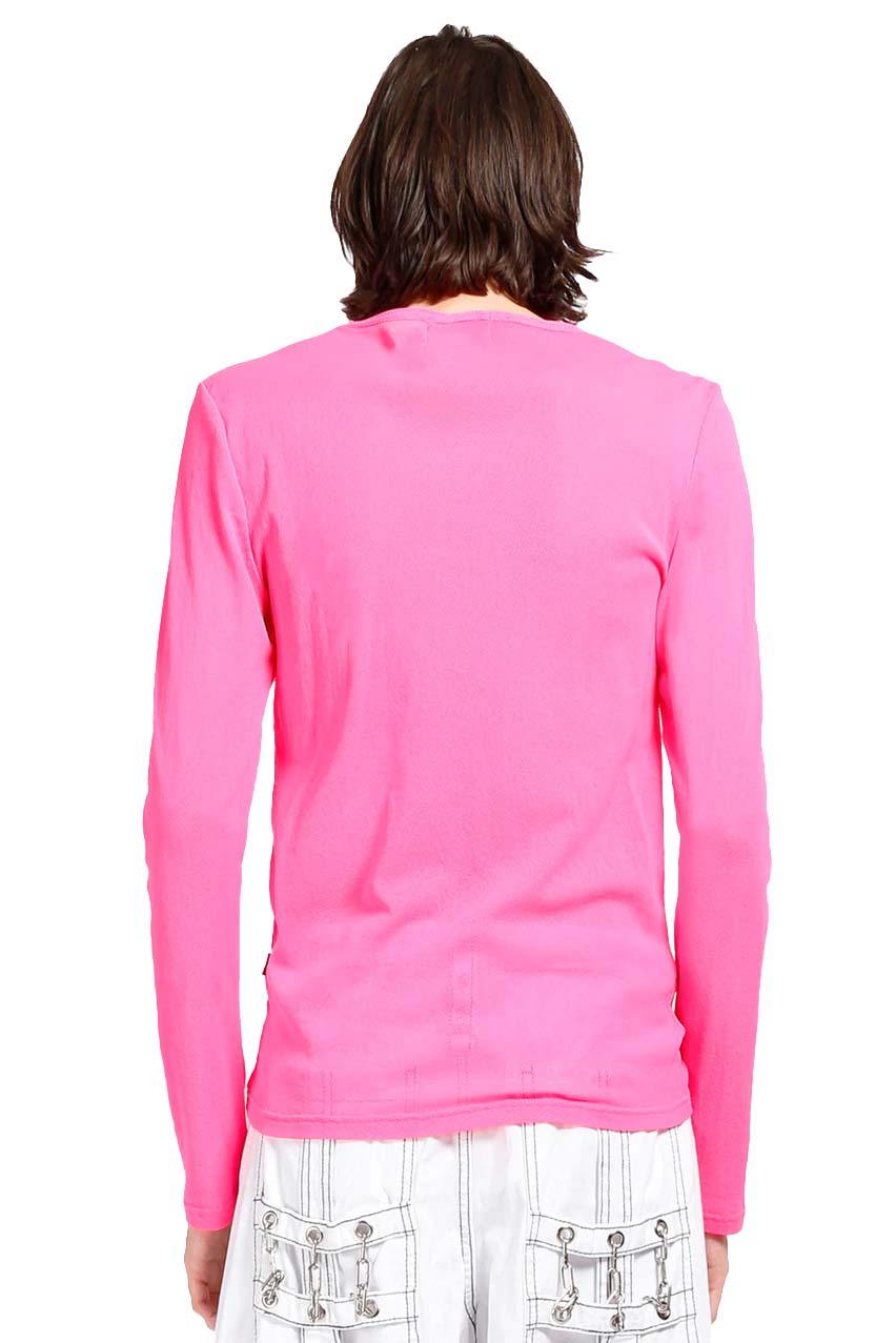 Mens Tripp Fishnet Shirt [Pink]