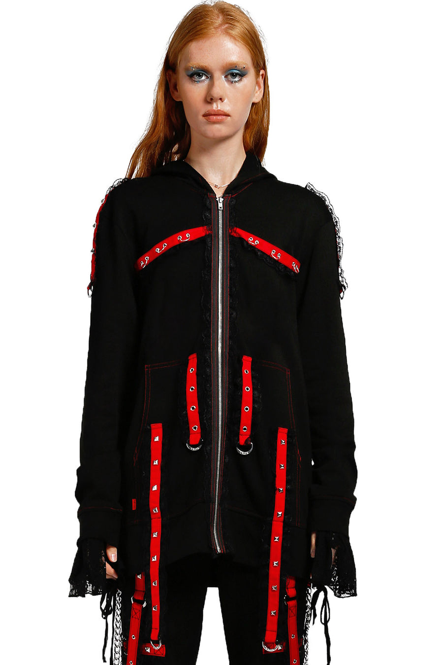 Midnight Hoodie [Black/Red]