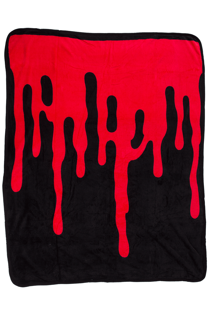 Sourpuss Bloody Throw Blanket - VampireFreaks