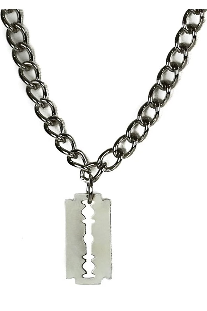 Razor Blade Necklace – VampireFreaks