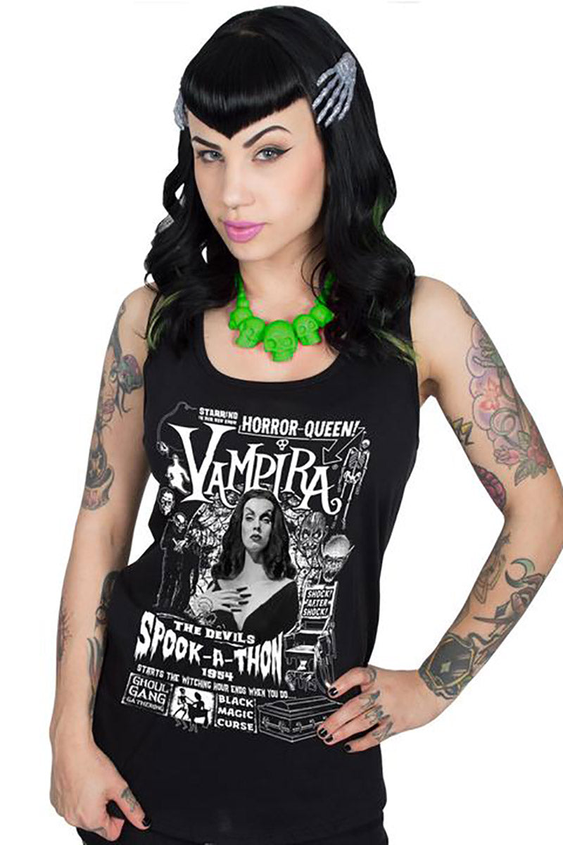 Vampira Spookathon Women's Sleeveless Tank Top