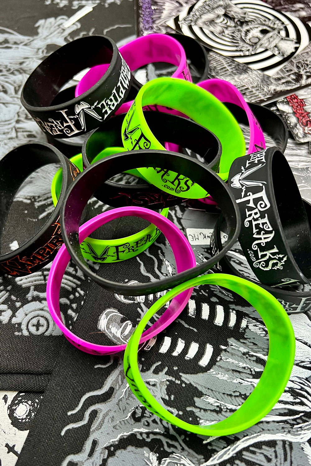 Custom Printed Silicone Wristbands - UK - Fast Delivery