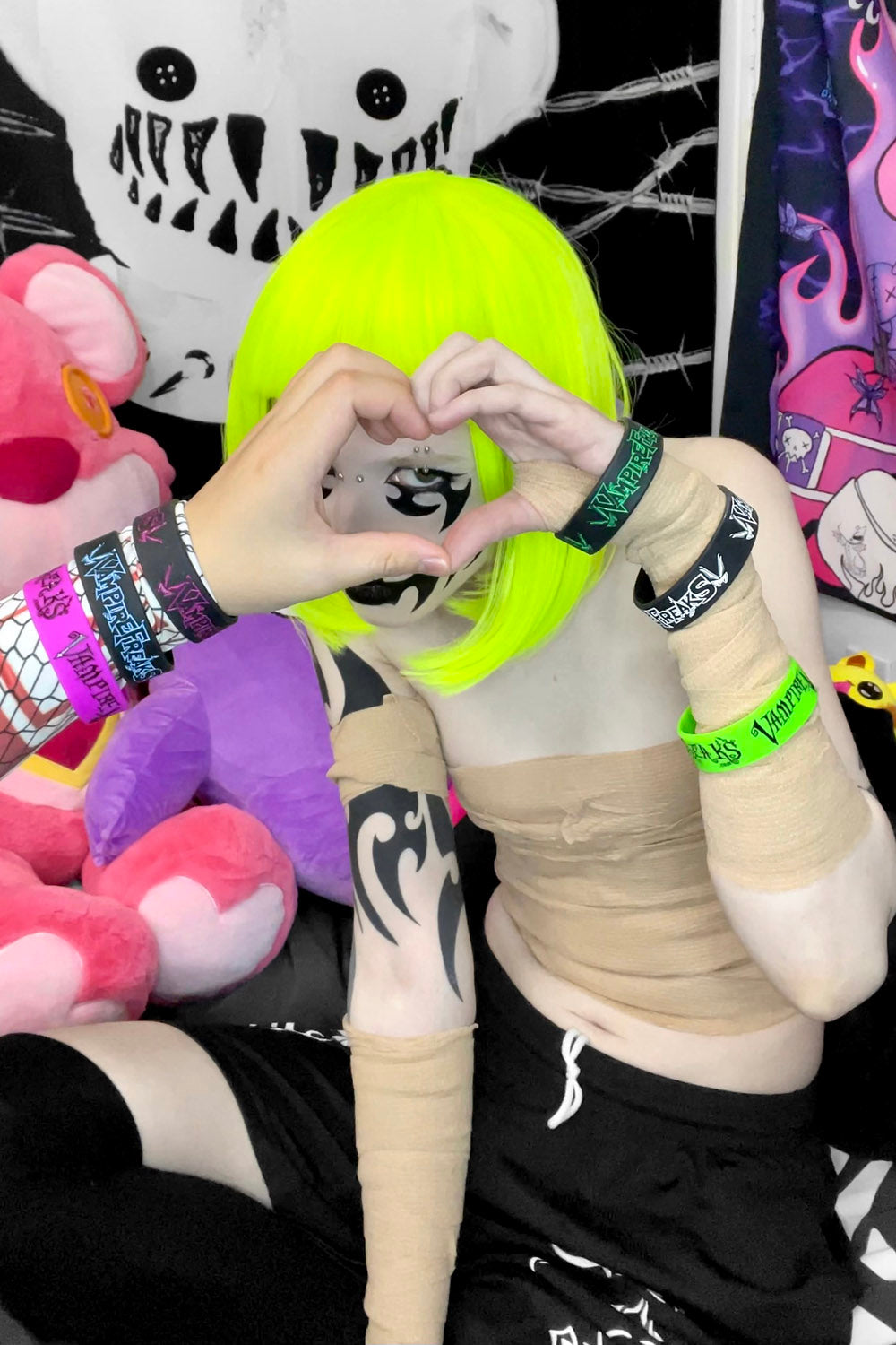 VampireFreaks Gummiarmbänder [4er-Pack]