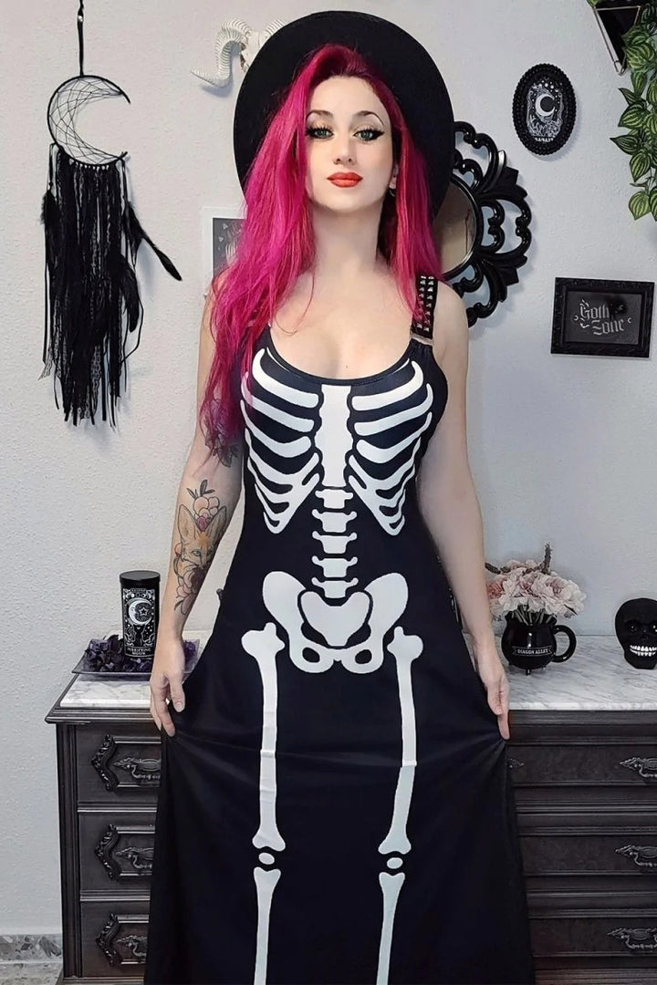 Skeleton Magick Maxi Dress