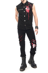 Pantalones destrozados por homicidio