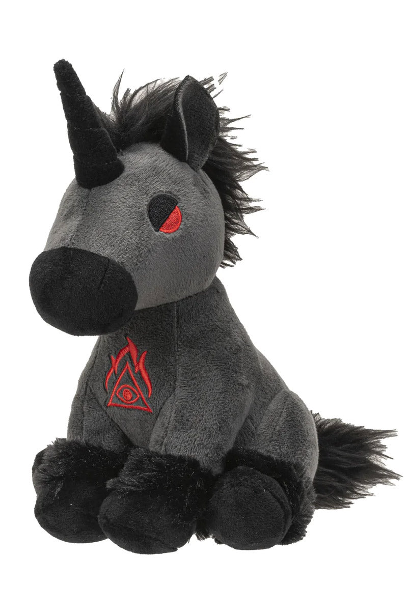 Mystical Black Unicorn Plush