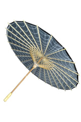 Spiderweb Fabric Parasol [GREY/BLACK]