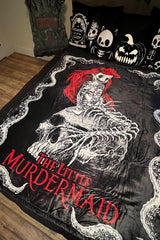 The Little Murdermaid Throw Blanket