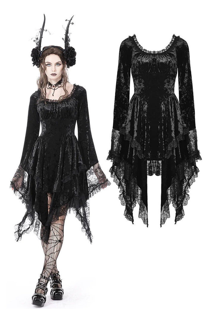 Vampire Veins Velvet Dress