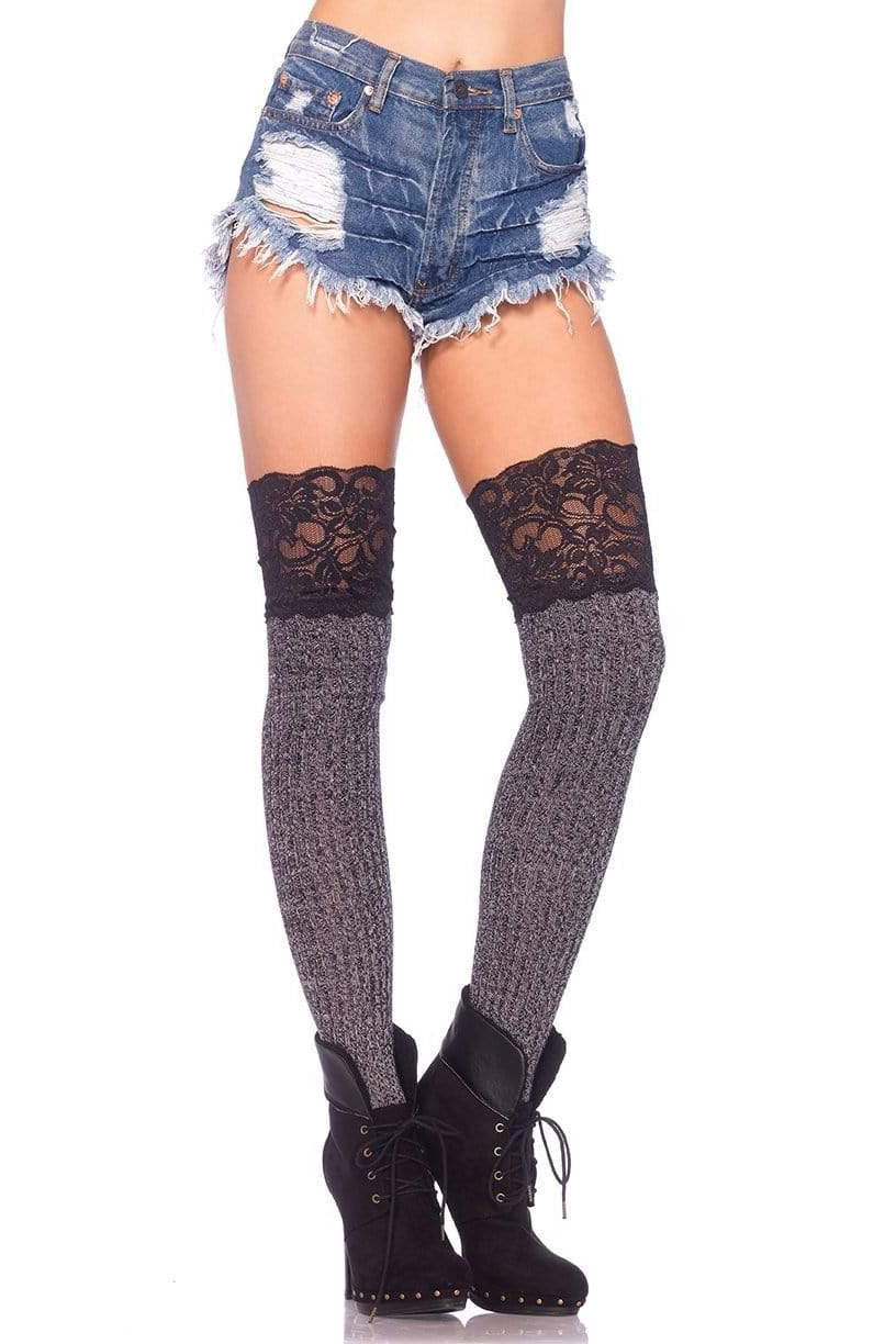 Skool Spook Thigh High Socks