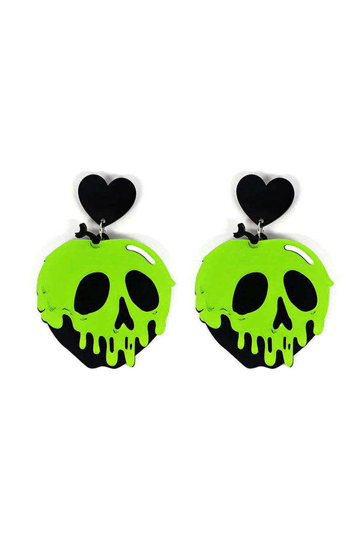 Poison Green Apple Earrings