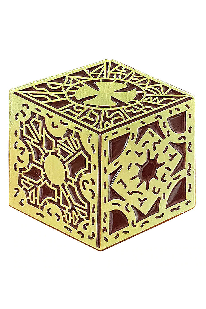 Pinhead's Puzzle Box Enamel Pin