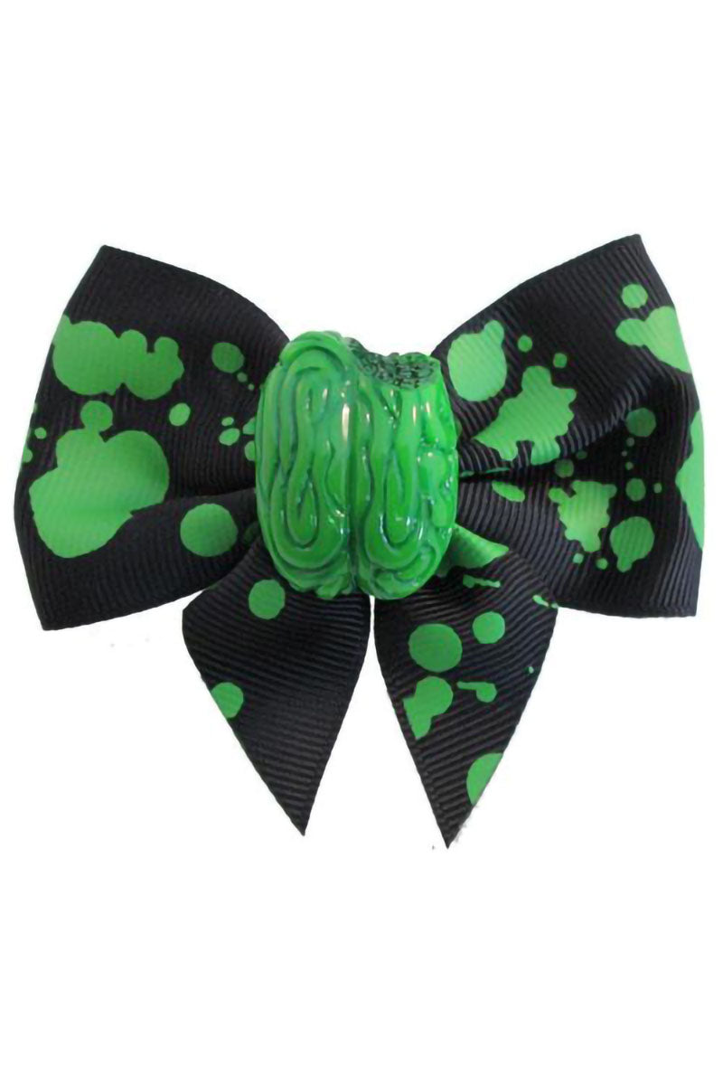 Zombie Brain Hair Bow