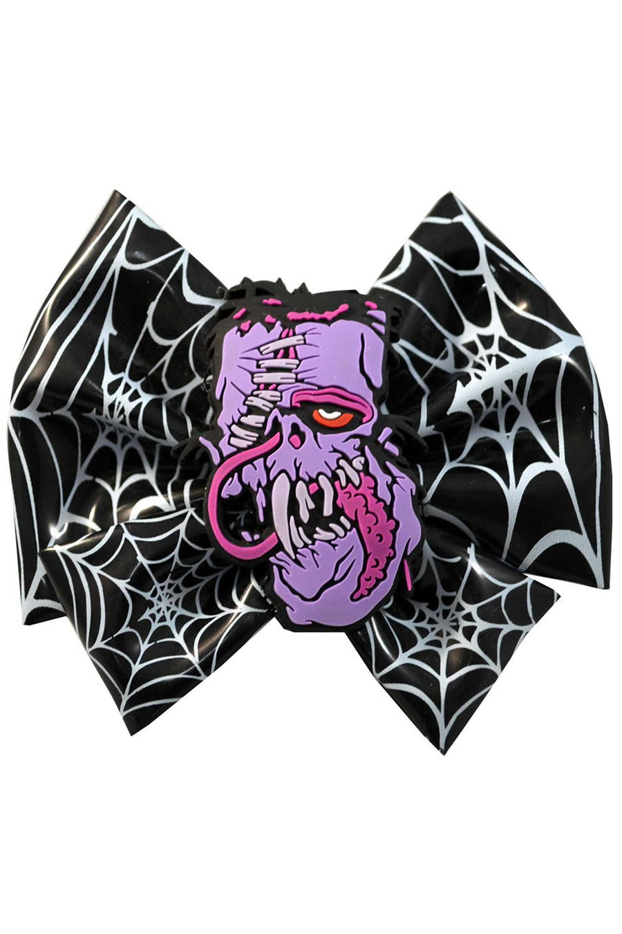 Toxic Toons Hairbow Purple Zombie