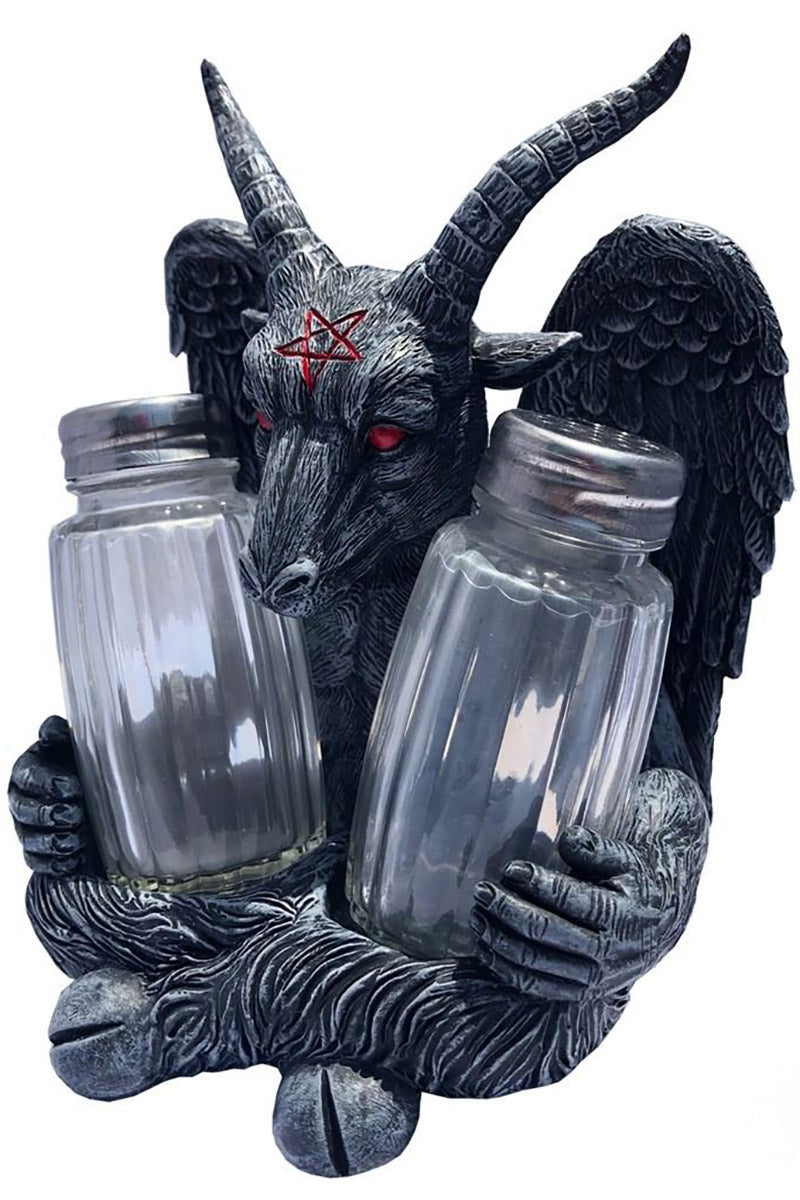 Gothic salt and pepper shakers