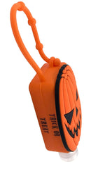 Trick or Treat Pumpkin Hand Sanitizer Holder