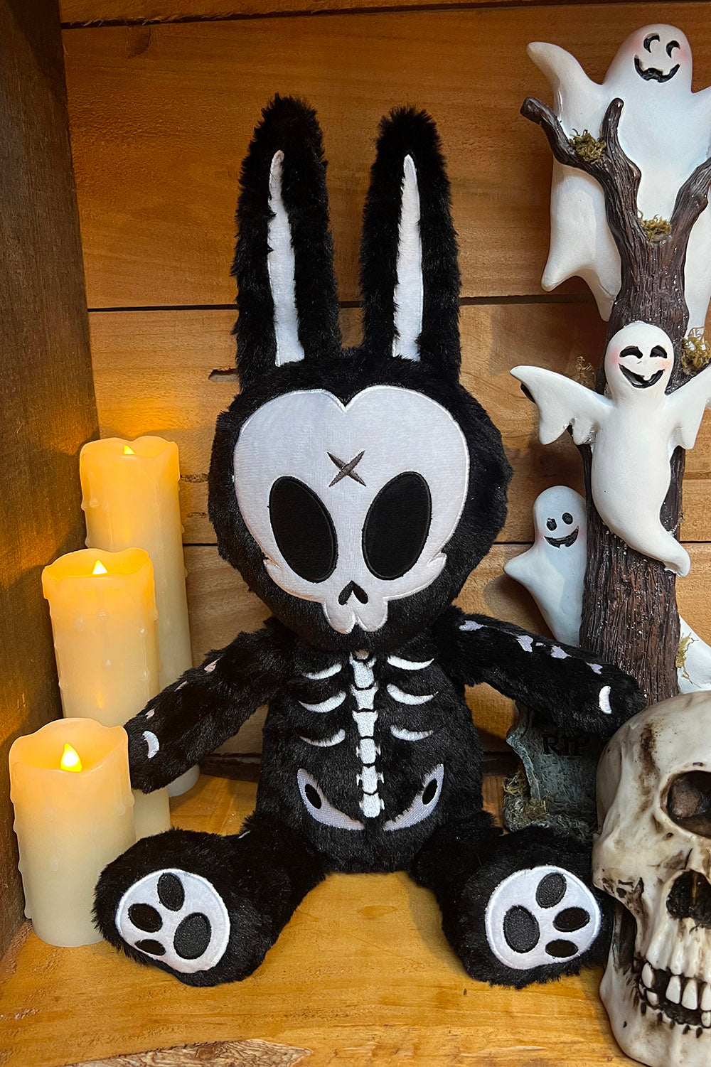 Creepy Plush Bunny Gothic Doll Vampire Plush Rabbit Creepy 