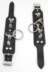 Funk Plus Bondage Ring & Spikes Bracelet - VampireFreaks