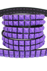 Punk Drunk Love Pyramid Stud Belt [VF PURPLE]