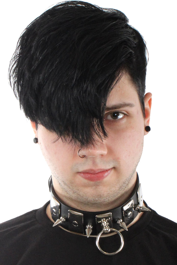 Plated Hate Spiked Choker
