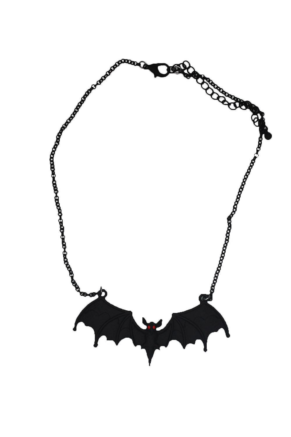 Funk Plus Bram Stoker's Bat Necklace - VampireFreaks