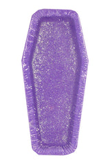Baño efervescente de ataúd morado