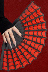 Spiderweb Scallop Fan [Red]