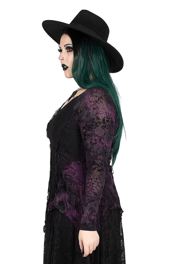 Violet Witch Tattered Top