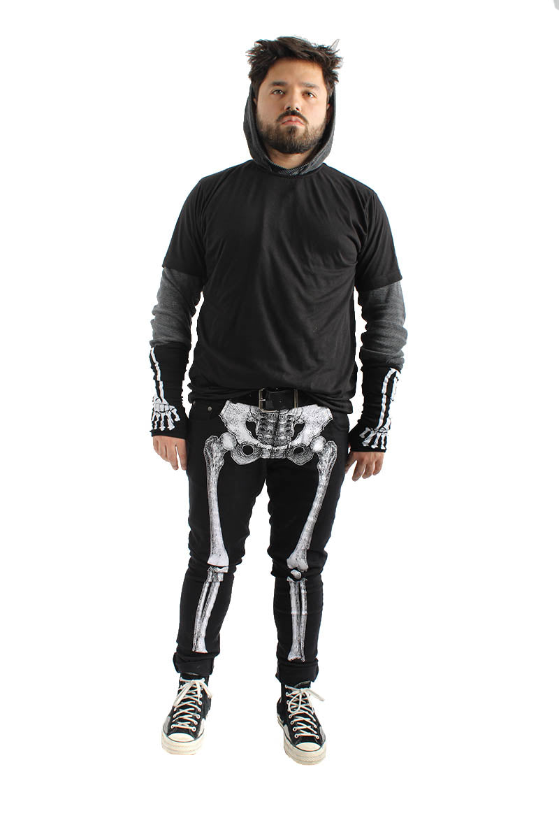 Skeleton Jeans [Unisex] [White Bone] – VampireFreaks