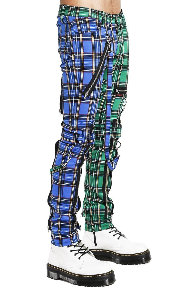 Green Plaid Tripp Pants Tripp NYC Daanggoodman Neon Yellow Plaid
