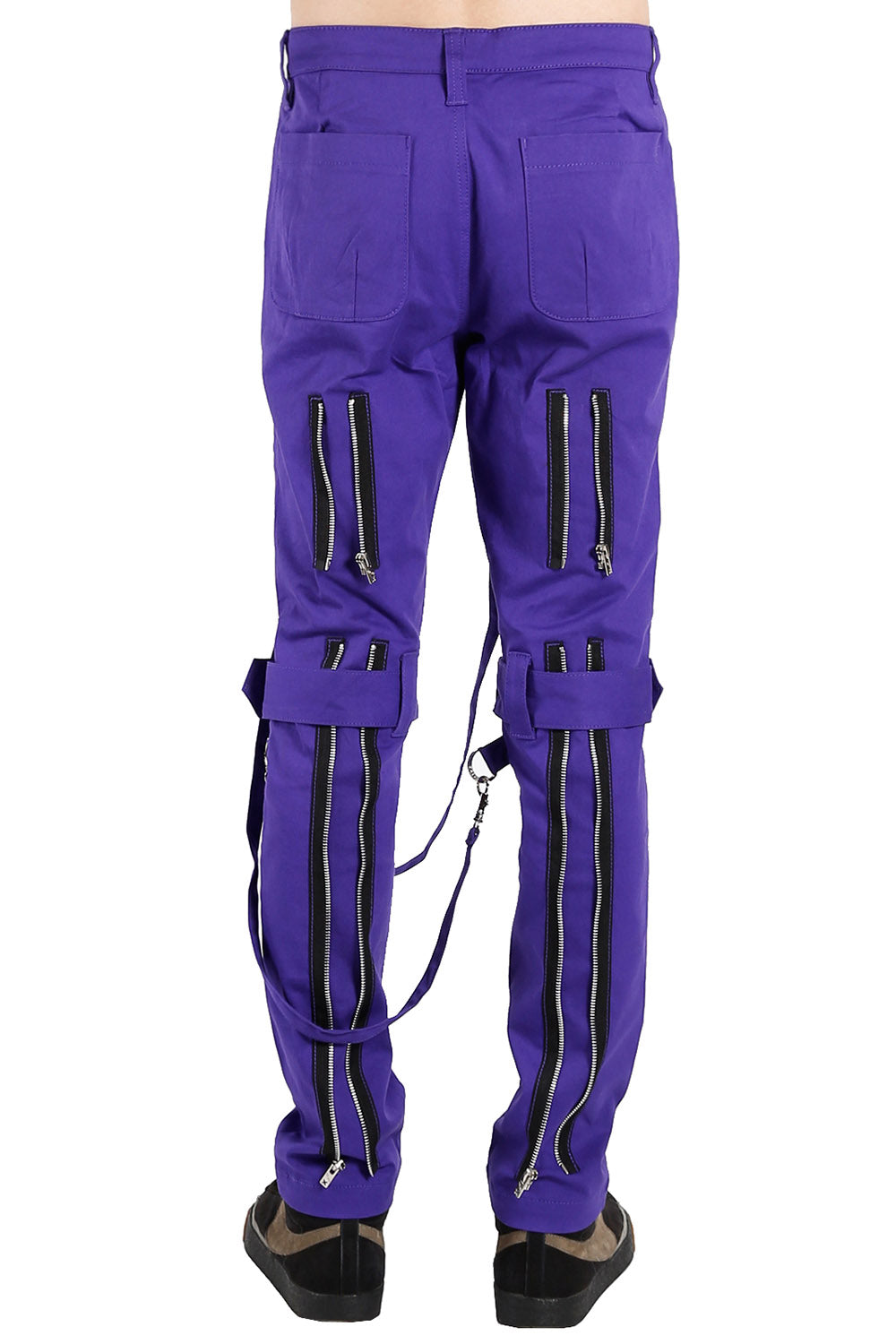mens goth purple pants