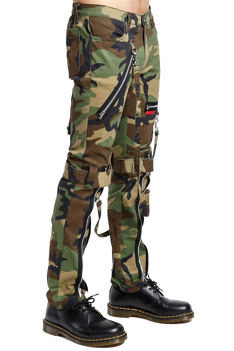 Tripp Green Camouflage Bondage Pants - Vampirefreaks Store